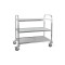 CARRO SERVIÇO 3 PRAT INOX 81X46X91CM