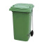 BALDE C/ RODAS E PEDAL 120L