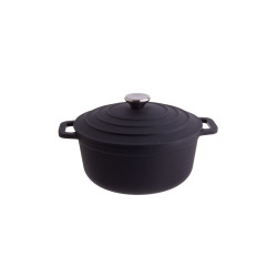 CAÇAROLA FERRO FUND PR 4.2LT (24CM DIAM)