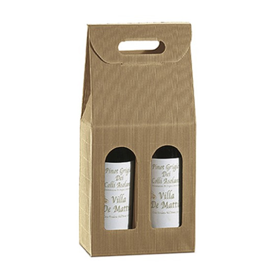 CAIXA KRAFT 18X9X34 2 GARRAFAS